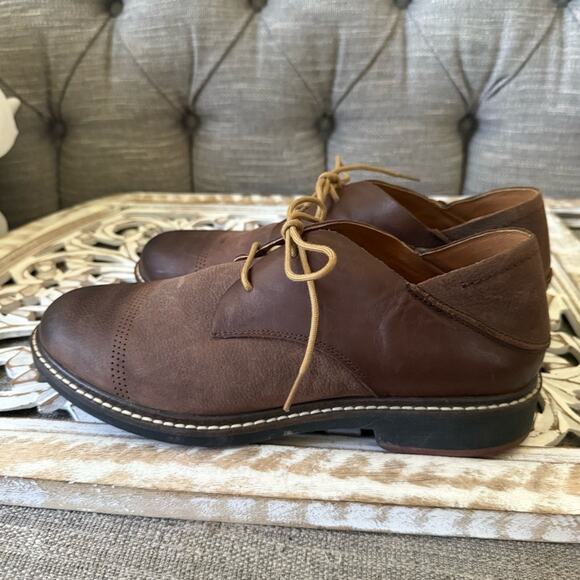Olukai Brown Leather Oxford Shoes Men’s 10 main image 4